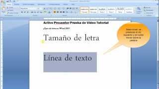 Tamaño y Tipo de letra en Word [upl. by Jeromy93]