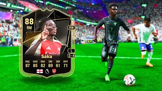 STARBOY 🤩 88 TOTW Bukayo Saka Player Review  FC 25 Ultimate Team [upl. by Leddy]