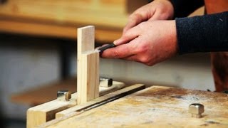 How to Use a Wood Chisel  Woodworking [upl. by Hsatan]