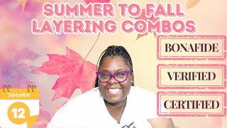 Transitional Fall Layering CombosDay 12 of 25Compliment Getters25 Days Of Content [upl. by Noryb]