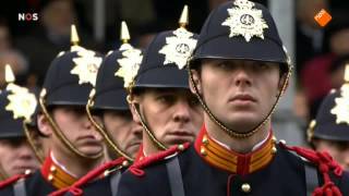 350 jaar Korps Mariniers defile op de Coolsingel 12 dec 2015 [upl. by Leanahtan]