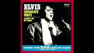 Separate Ways karaoke Elvis Presley [upl. by Kcid]