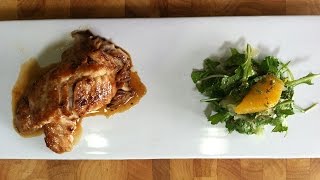 Miso Glazed Rock Fish with FennelOrange Arugula Salad [upl. by Ailisec322]