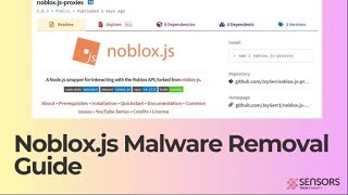 Nobloxjs Malware  How to Remove It Roblox Virus [upl. by Lura]