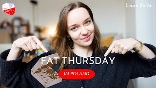 TŁUSTY CZWARTEK FAT THURSDAY 🍩😋 in Poland  Polish food amp traditions [upl. by Adah]