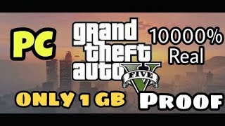 Only 1GB How To Download GTA 5 Highly Compressed For PC 100 Real With Proof Must Watch Full [upl. by Otis]