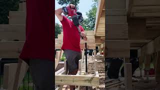 Trying out Pylex for the first time diy deckbuilding contractor milwaukeetools [upl. by Yrneh]