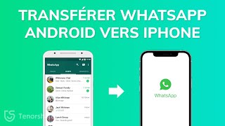 3 méthodes Transférer WhatsApp Android vers iPhone [upl. by Hctim952]