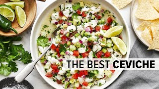 CEVICHE Super easy ceviche de pescado fish ceviche for summer [upl. by Allenrad]