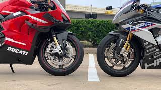 Ducati V4 Superleggera vs BMW HP4 race  Race day [upl. by Tita]