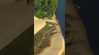 Sobrevoo pelos Lençóis Maranhenses Uma Vista de Tirar o Fôlego shorts [upl. by Ralyks]