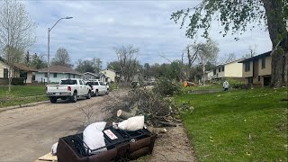 Red Cross services 400 residents after multiple tornadoes touch down in Iowa Nebraska [upl. by Pascal]