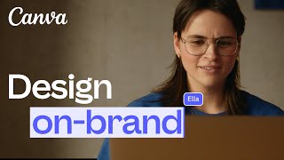 Canva Brand Templates  Design onbrand [upl. by Gorga827]