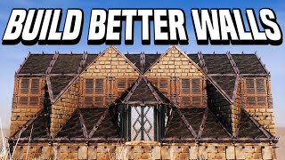 BUILD BETTER WALLS  Conan Exiles Building Tips [upl. by Mason]