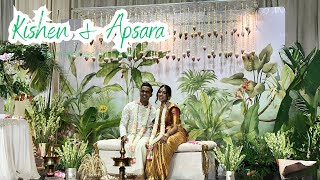 Kishen Weds Apsara  Wedding Ceremony  Midlands Convention Centre Shah Alam  22102023 [upl. by Llecram978]