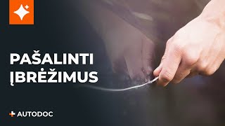 Kaip pašalinti įbrėžimus nuo automobilio  AUTODOC patarimai [upl. by Doug]