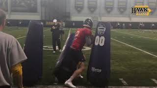 Practice video Hawkeyes prepare for Outback Bowl vs Mississippi State [upl. by Roarke]