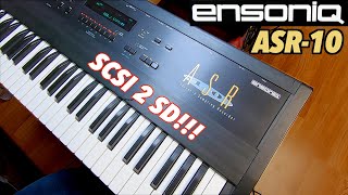 Ensoniq ASR10 with SCSI2SD Drive [upl. by Avruch]