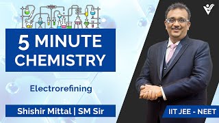 Electrorefining  5 Minute Chemistry  Shishir Mittal sir [upl. by Gustave]