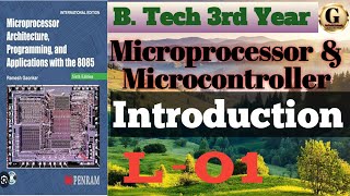 Microprocessor and Microcontroller  L1  BTech ECE 3rd Year [upl. by Diantha]