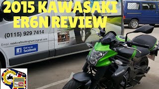 Motorcycle review Kawasaki ER6n ABS 2015 [upl. by Ko]