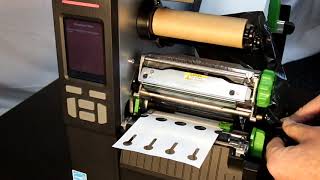 Instructions Printing loop labels with the thermal transfer printer TSC MB240T [upl. by Manton]