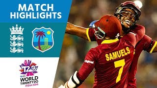 Brathwaite Hits 4 Sixes To Win  England vs West Indies  ICC Mens WT20 FINAL  Highlights [upl. by Kalb]