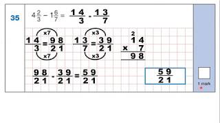 Year 6 SATs Arithmetic 2018 Paper  Q2636 Walkthrough  Key Stage 2 Maths [upl. by Voorhis]