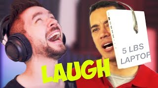 THE HARDEST IVE EVER LAUGHED  Jacksepticeyes Funniest Home Videos [upl. by Ing]