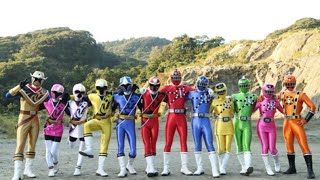 Ninninger Vs ToQger Henshin amp Roll Call [upl. by Aizitel972]