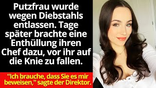 Putzfrau wurde wegen Diebstahls entlassen Tage später brachte eine Enthüllung ihren Chef dazu vor [upl. by Haisoj]