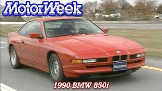 1990 BMW 850i  Retro Review [upl. by Oicneserc254]