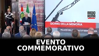 Giorno della Memoria commemorazione al Quirinale e non solo [upl. by Esmond524]