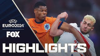 Netherlands vs Türkiye Highlights  UEFA Euro 2024  Quarterfinals [upl. by Rede]