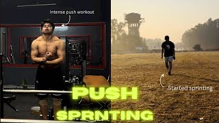 Started sprinting  Intense push workout [upl. by Sergius148]