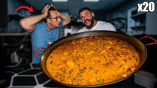 ASI REACCIONA al COMERME una PAELLA PARA 20 PERSONAS en TIEMPO RÉCORD [upl. by Dewhurst473]