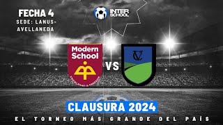 InterSchool LANAVE  Modern School vs Colinas Verdes  FECHA 4  CLAUSURA 2024  Segundo Tiempo [upl. by Sivatco]