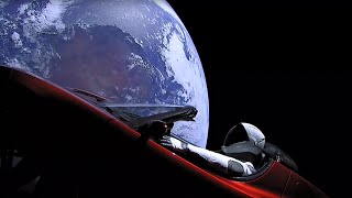 Elon Musks dummy astronaut orbiting Earth in a Tesla – timelapse video [upl. by Sheridan]