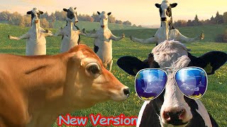 FUNNY COW DANCE 4 │ Cow Song amp Cow Videos 2024 New Version Crazy Official Music Video [upl. by Hewes]