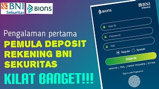 Cara Deposit Rekening BNI Sekuritas  BIONS Belajar Nabung Saham [upl. by O'Connell]