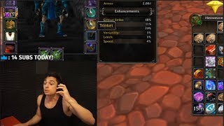 Xaryu Comes Across The Disenchanting Bug RIP TRINKET Method Josh Troll DAILY WOW 129 [upl. by Drisko]