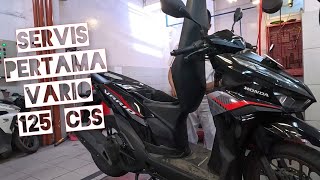 SERVIS PERTAMA VARIO 125 CBS  DAPAT oli GRATIS ‼️ [upl. by Seta]