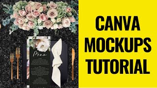 HOW TO CREATE EVENT MOCKUPS USING CANVA A Step by Step Tutorial for Event Designers [upl. by Edee]