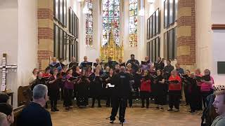 Summit Chorale and Concord Singers JS Bach Jesu meine Freude Thomaskirche Leipzig  71924 [upl. by Pleasant]