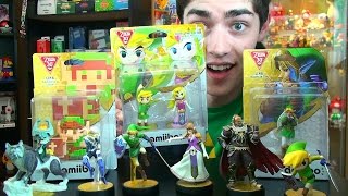 Unboxing ALL 4 NEW Legend of Zelda Series Amiibo [upl. by Lletnuahs]