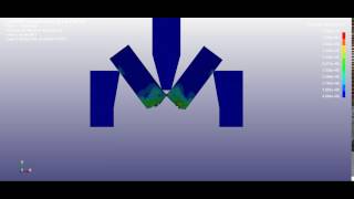 Charpy impact test simulation using LSDYNA [upl. by Herrah]