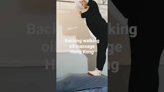 Back walking massage in Hong Kong [upl. by Marmawke]