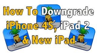 HowTo Downgrade iPhone 4S iPad 3 and iPad 2 Firmware [upl. by Airat]