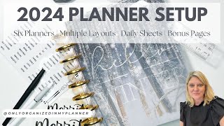 My 2024 Planner Setup  How I Use EIGHT Planners [upl. by Kristal]