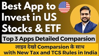 Best App for US Stocks in India  Best US Stocks App in India  IndMoney vs Vested vs Groww [upl. by Lepine]